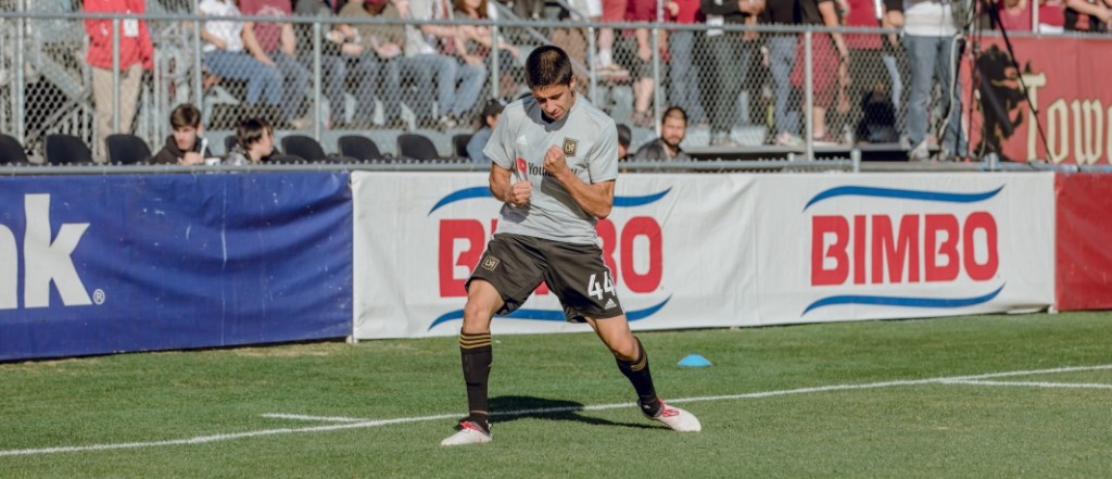 Escolha número 1 do MLS Draft 2018 - João Moutinho celebra gol em jogo do Los Angeles FC. Fonte: lafc.com