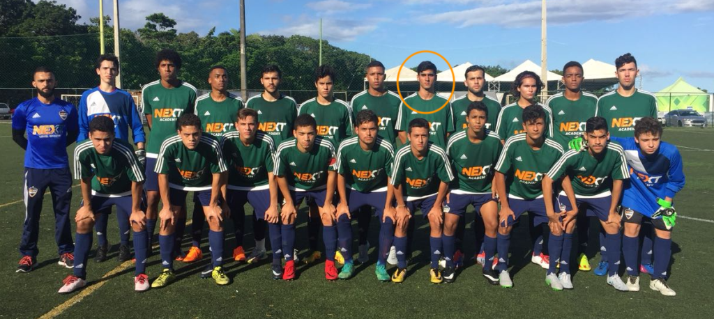 Théo fazia parte do "Next Spartans", equipe da Next Academy Salvador